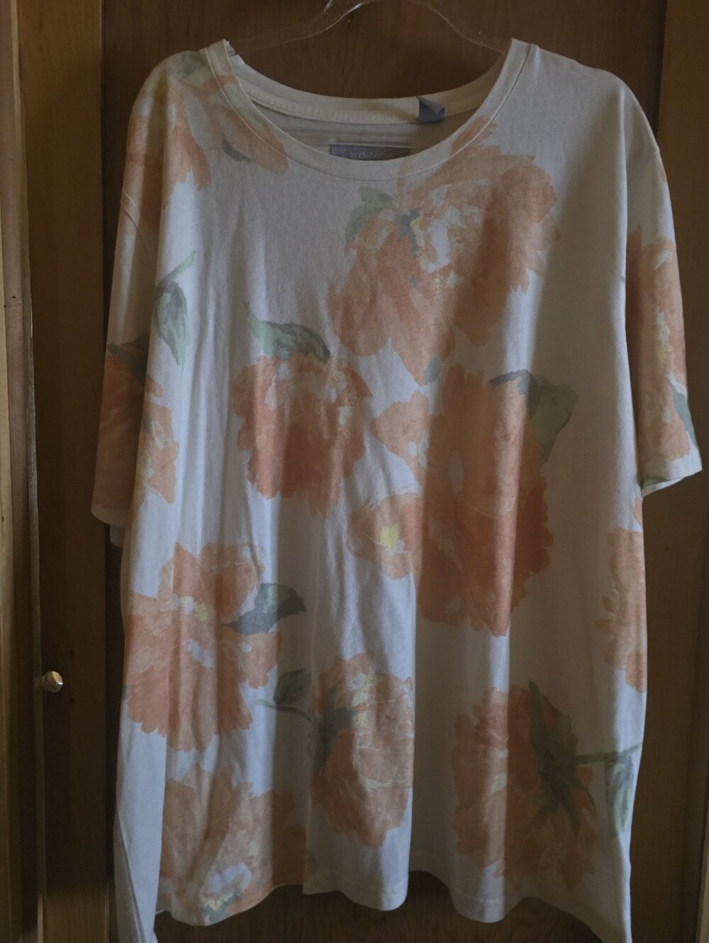 Liz claiborne 3XL womens floral print super soft tshirt